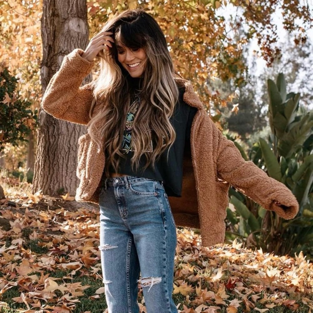 Cozy Brown Teddy Jacket